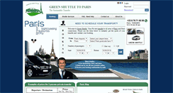 Desktop Screenshot of green-shuttle-to-paris.com